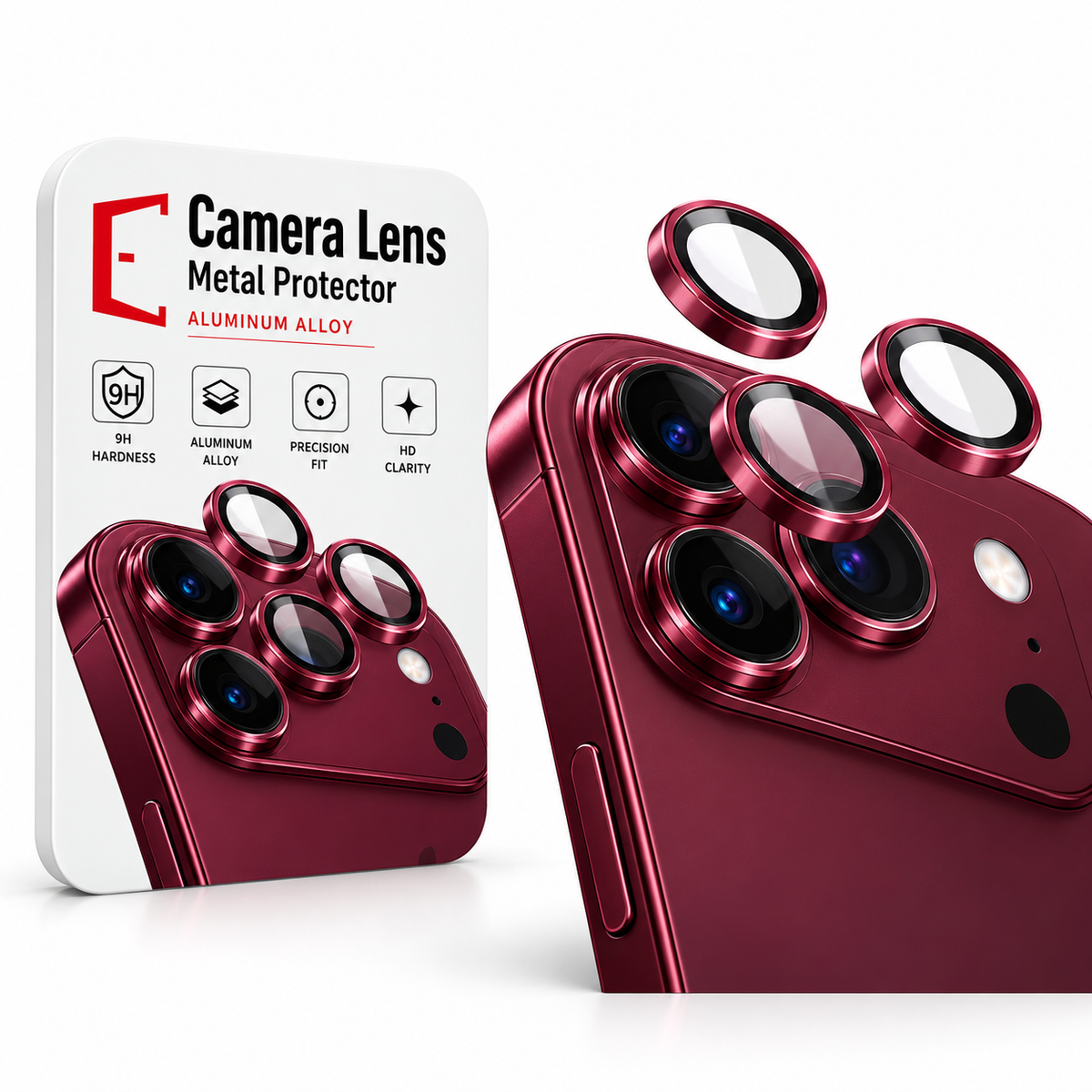 iPhone Metal Camera Glass