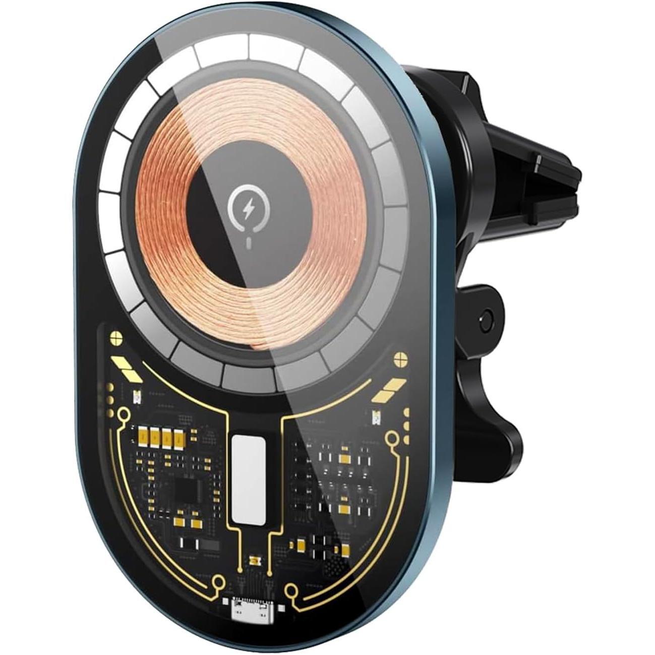 AC Vent MS Copper Wireless Car Charger