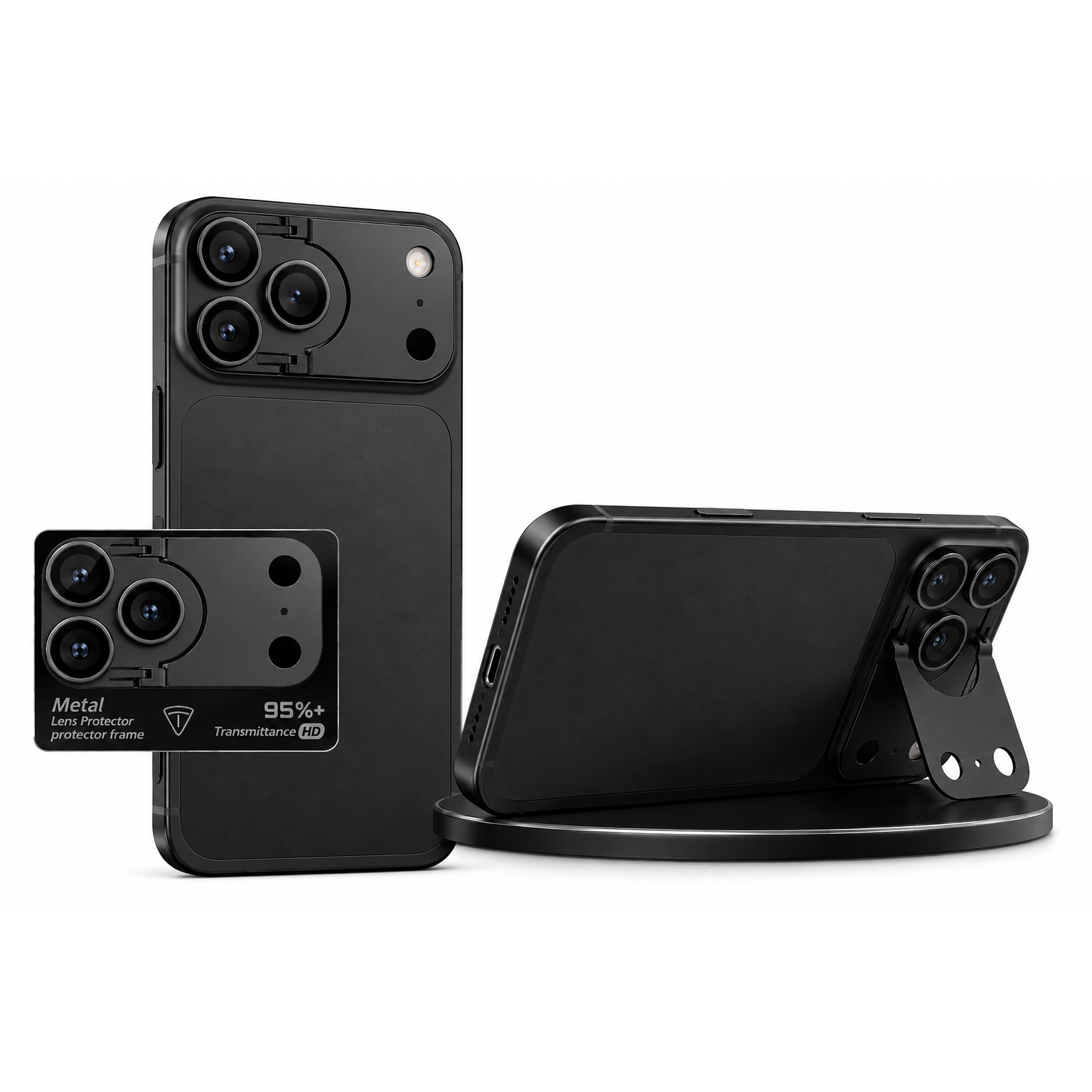 iPhone Metal Camera With Stand