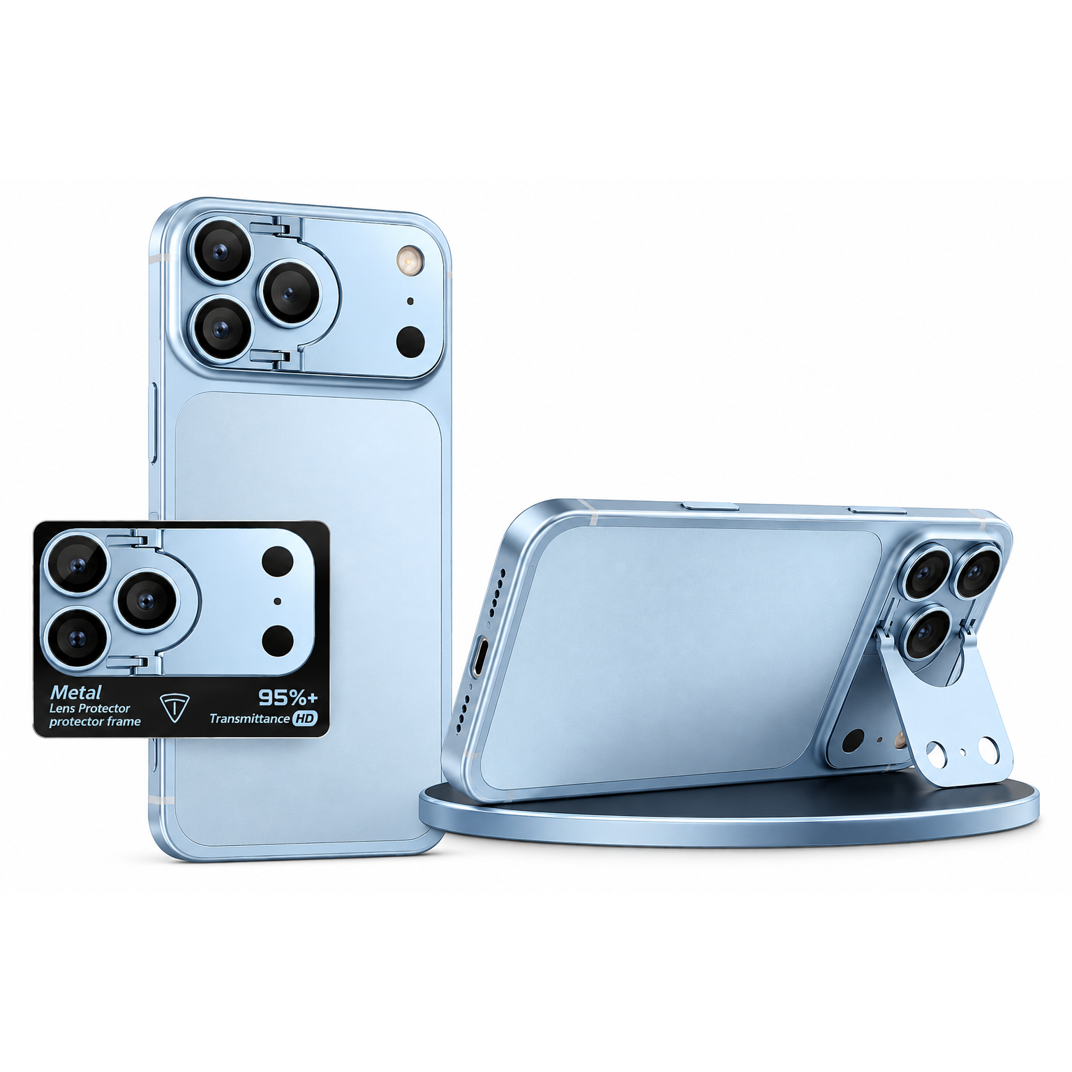 iPhone Metal Camera With Stand