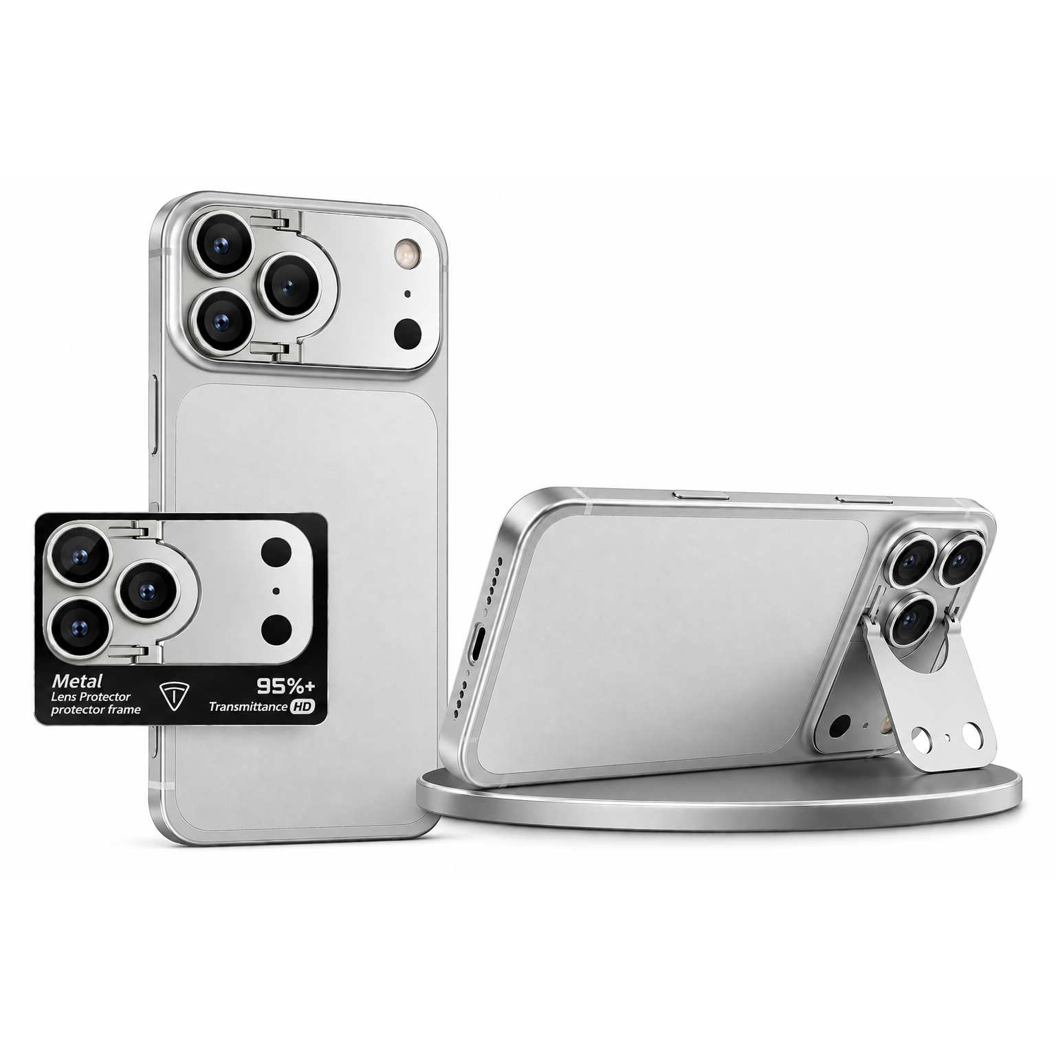 iPhone Metal Camera With Stand