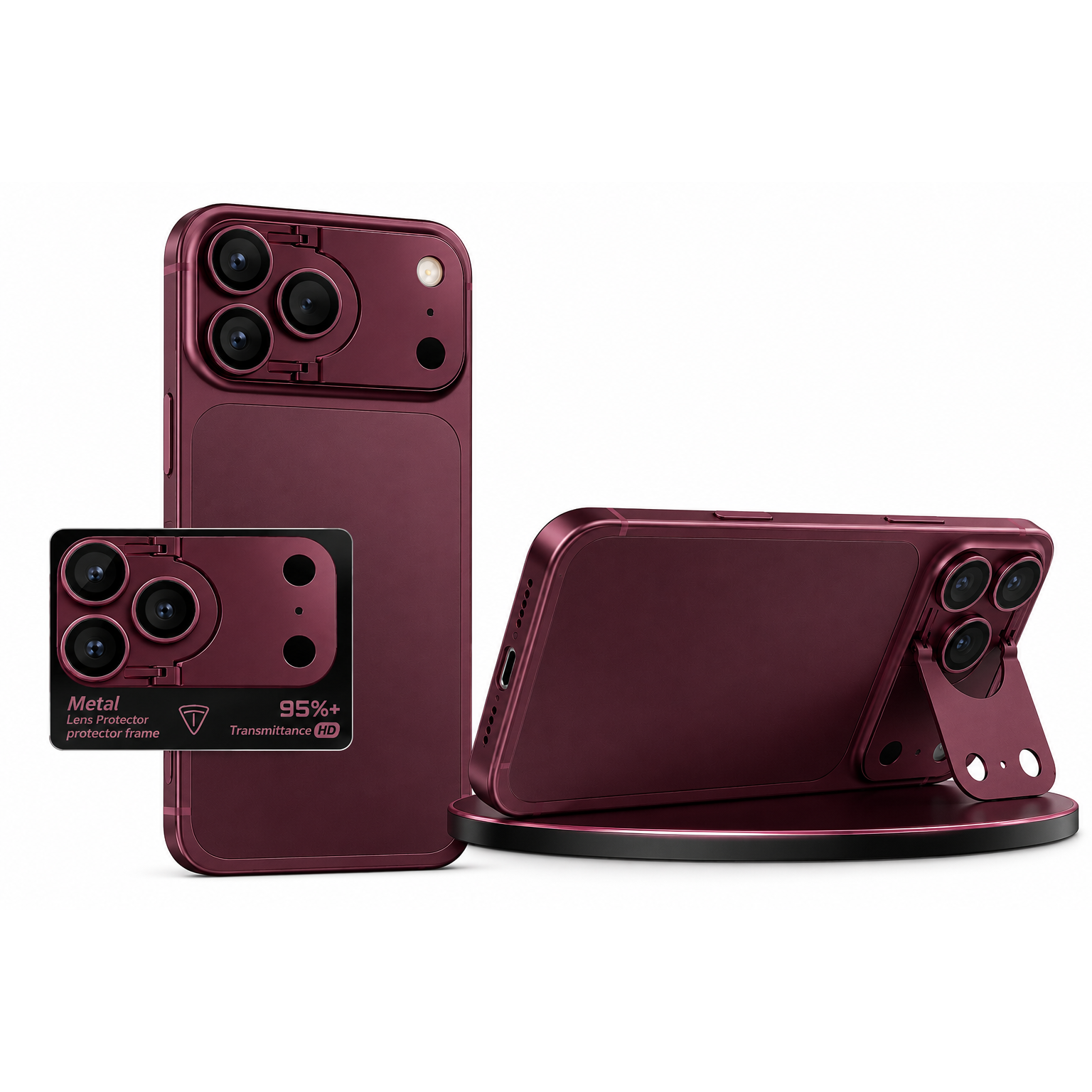 iPhone Metal Camera With Stand